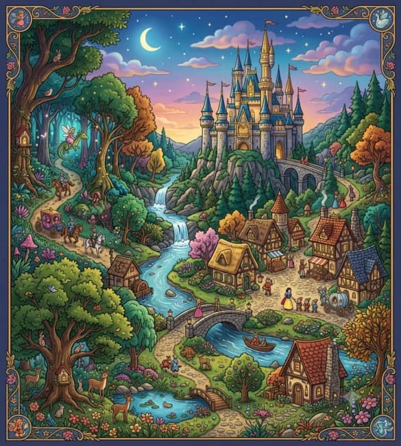 Fairy Tale Kingdom Jigsaw Puzzle